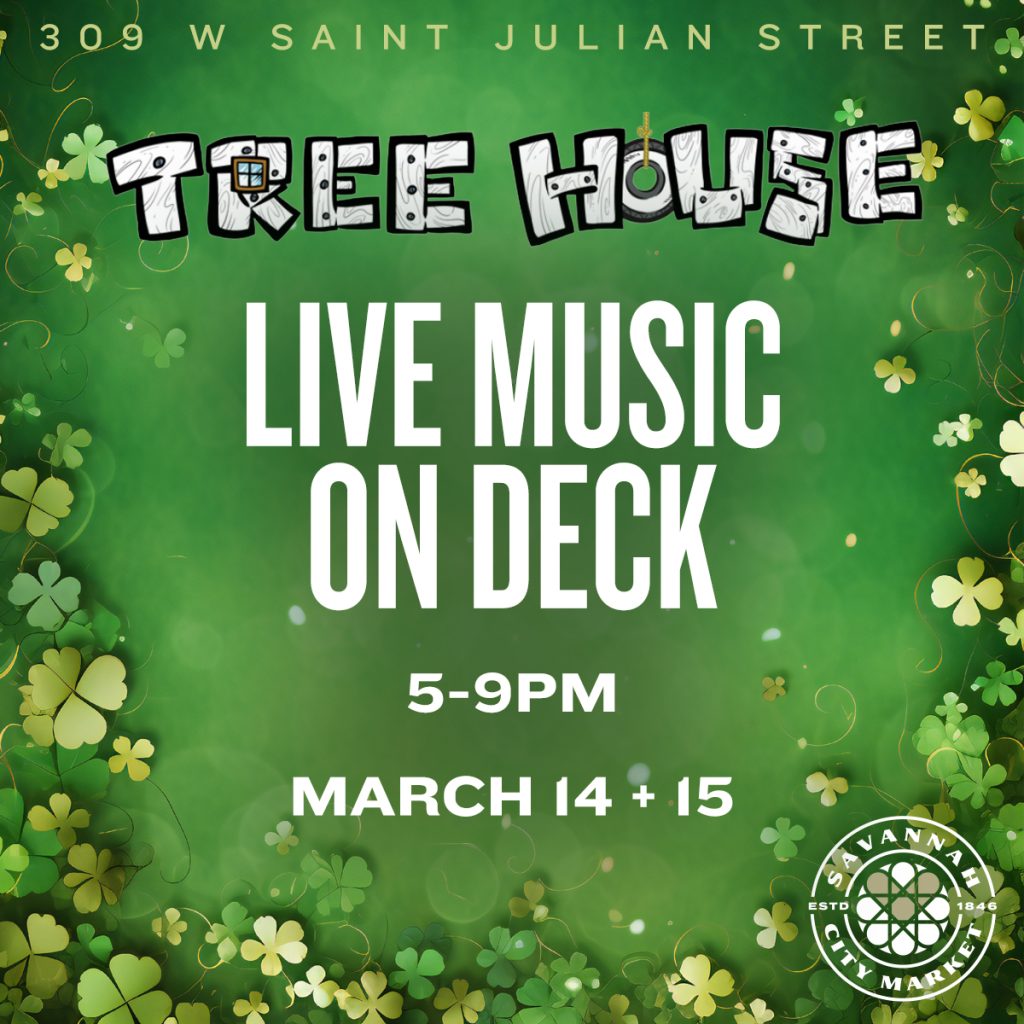 Live Music at Tree House in Savannah City Market 